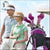 3 couvre clubs de golf (1 driver / 1 bois de parcours / 1 hybride) Smal purple stripe