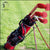 4 couvre clubs de golf / capuchon de golf (1 driver / 3 bois de parcours/ hybride) Rayures Rouge Pourpre